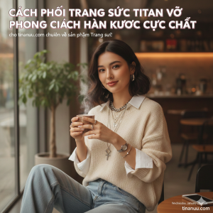 Cách phối trang sức Titan với phong cách Hàn Quốc cực chất